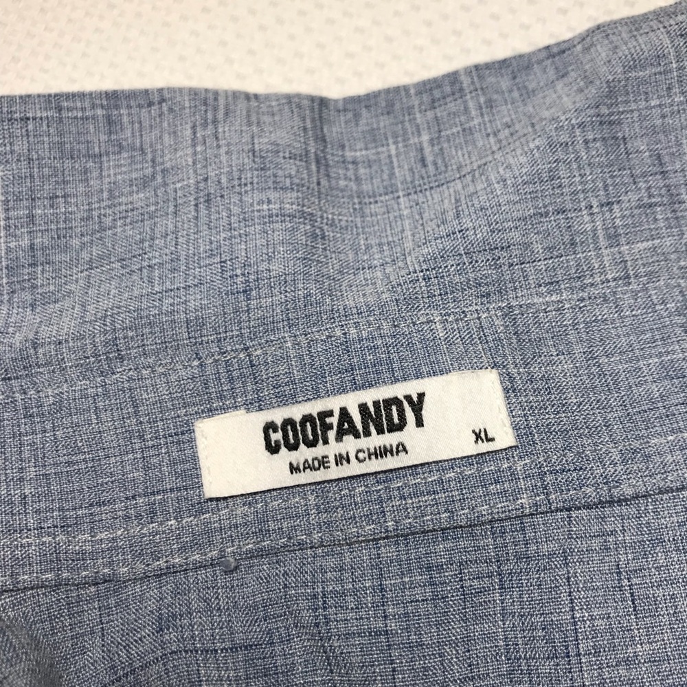 COOFANDY Men's Casual Button Down short Sleeve Shirt size XL - Picture 11 of 11